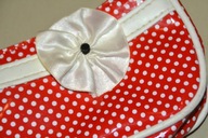 Torebka, retro, kropki