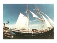 Pocztówka - Brygantyna i stary holownik / SAIL 95