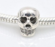 CHARMS SREBRO PANDORY HALLOWEEN TRUP CZASZKA