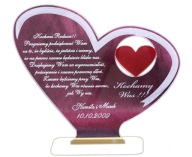 PODZIĘKOWANIA DLA RODZICÓW ŚLUB GRAWER SERCE