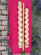 Dębowe TRALKI-WARKOCZE do poręczy schodów.