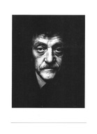 Pocztówka - Kurt Vonnegut / portret pisarza / foto