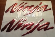 Emblemat NINJA Kawasaki RED Naklejka Napis3D +Gift