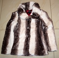 NEXT, płaszcz, futerko, rozm. 7 -8 lat