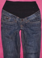H&MMAMA PROSTE CIĄŻOWE BIODRÓWKI JEANS 36 L34