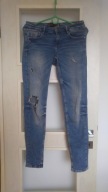 CROPP Spodnie jeans przetarcia 34