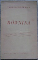 RÓŻEWICZ TADEUSZ -RÓWNINA -1 wydanie