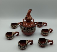 karafka butelka+6 kieliszków, INNE, bardzo ładne !