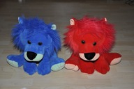 maskotka pluszak lew 2 kolorowe soczyste kolory