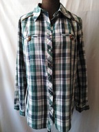 Koszula w zieloną kratę - M/L