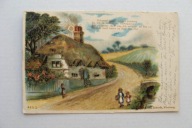 WIEJSKA CHATA DZIECI DROGA przedw. POCZTÓWKA