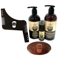 Zestaw do brody – olejek, szampon, odżywka, szczotka, grzebień