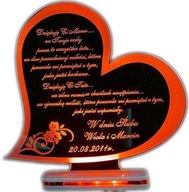 PODZIĘKOWANIA DLA RODZICÓW LED FOTO 4 KOLORY ŚLUB