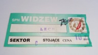 stary bilet WIDZEW Łódź - LECH Poznań