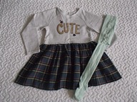 Cool Club sukienka szara i kratka nowa roz 98