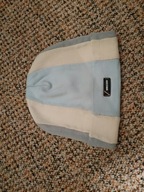 Czapka dziecięca zimowa błękitno-szara bawełniana