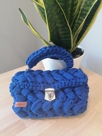 Torebka ze sznurka szydełko T-shirt kopertówka