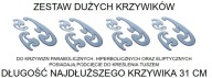 ZESTAW KREŚLAESKI KRZYWIKI SKALA PRL - kpl. 3 szt.