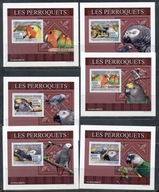 PAPUGI. REP.GUINEE. Mi. 6xBl B**2006r.