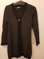 INDISKA SWETER R.S/M CARDIGAN SWETR PŁASZCZYK WOOL