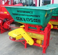 Rozsiewacz do Nawozów Wapna Piasku Soli Taśmowy KŁOS Dwutarczowy 600kg