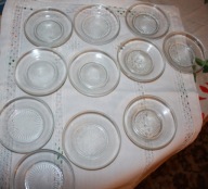 PODSTAWKI SZKLANE ** SZKLANKA ** 12 SZT.