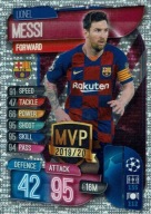 karta Champions league 2019/20 MVP C BAR. Messi