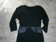 CARRY FORMAL CZARNA ZE SKÓRKOWĄ BASKINKĄ ROZ. S