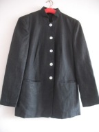 LNIANA dłuższa MARYNARKA ZE STÓJKĄ KIESZENIAMI 42