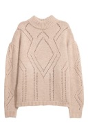H&M SWETER WEŁNA ALPAKA BEŻ R.36/S NOWY!