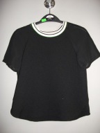 GEORGE bluzka czarna elegancka z siateczką 8-9 lat