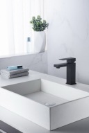 Bateria umywalkowa Toronto czarny mat, nieużywana