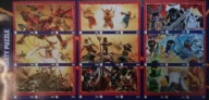 karty Lego Ninjago seria 4, łowcy smoków puzzle