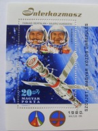 Węgry - Wspólny Lot w Kosmos - Mi. bl.143 **