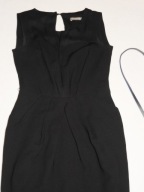 X494_ MAŁA CZARNA/ ELEGANCKA SUKIENKA r36/38