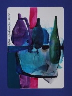 A.Gładkowska Na niebieskim obrusie ekolina, karton