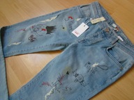 SPODNIE JEANSOWE JOSEPH CASTRO JEANS CZASZKA