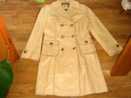 skórzany płaszcz object wzór gucci m / s idealny