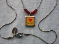 STARY NASZYJNIK FRIENDS SYGN. CLAIRE'S LOMBARD USA