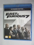 Fast & Furious 7 Extended Edition Blu-ray Szybcy i Wściekli 7
