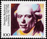 Niemcy 1992 Znaczek 1616 ** fizyka Lichtenberg nauka