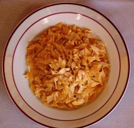 Makaron domowy ręcznie robiony Łazanki