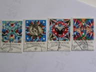 Liechtenstein - Znaki Zodiaku - Mi.658-61 kasowane