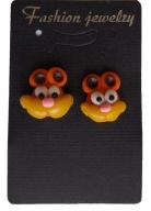 KOLCZYKI Z MODELINY GARFIELD GARFILD KOT SZTYFTY