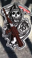 Nowa. Naszywka.Sons of Anarchy.Synowie Anarchii.
