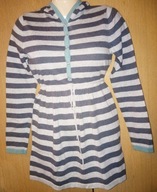 Tunika sukienka z kapturem z USA dł.rękaw 36/S