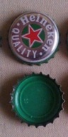 Kapsel z piwa - HEINEKEN - zielona uszczelka