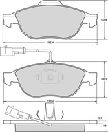 Klocki hamulcowe Alfa Romeo 156