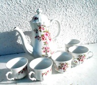 Porcelana BAVARIA WUNSIEDEL dzbanek plus filiżanki