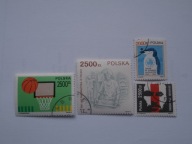 Polska - Zestaw - Fi. 3188-90, 3192 kasowane